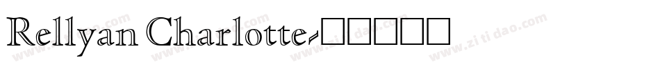 Rellyan Charlotte字体转换